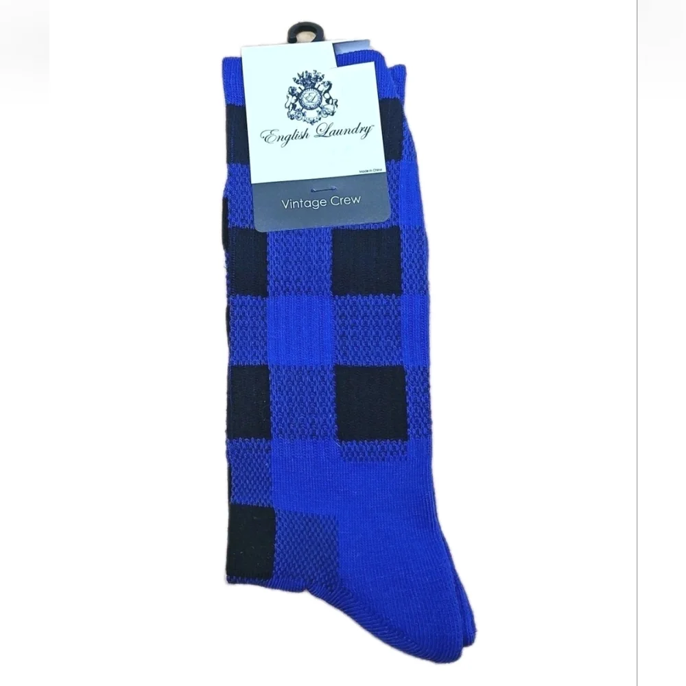 5 Men's Dress Crew Socks Ted Baker English Laundry Penguin Preppy Dad O/S Nwt